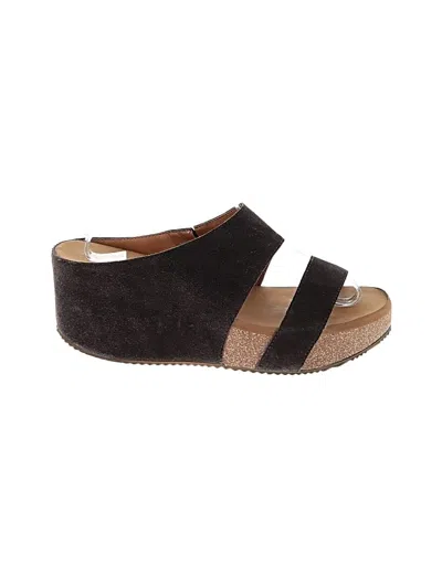 Pre-owned Volatile Wedges In Brown