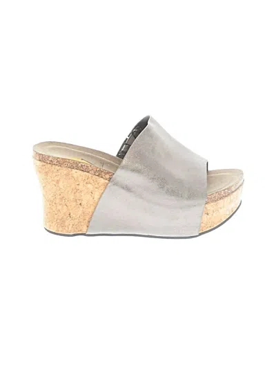 Pre-owned Volatile Wedges In Gray