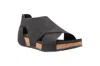 Volatile Barstow Zip Sandal In Black