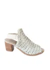 Volatile Women's Brinkley Woven Leather Mules In Stone In White