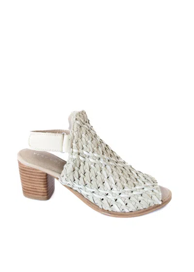 Volatile Women's Brinkley Woven Leather Mules In Stone In White