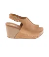 Volatile Division Platform Wedge Sandal In Multi