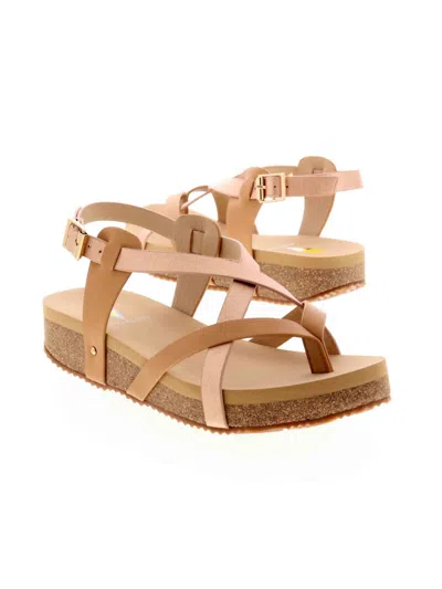 Volatile Women's Engie Sandal In Rosegold In Brown