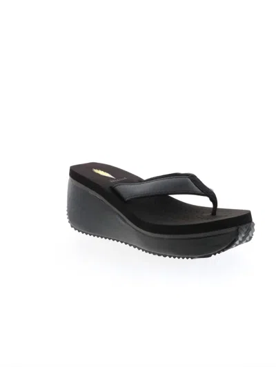 Volatile Women's Frappachino Wedge Sandals In Black