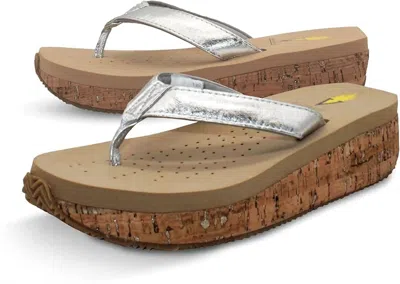 Volatile Women's Neville Metallic Sandal In Silver