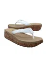 Volatile Women's Neville Sandals In White Snake