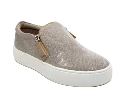 Volatile Women Normande Shoes In Champagne In Silver