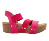 Volatile Women's Picnic Sandal In Fuchsia In Pink