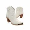 Volatile Women's Taylor Cowgirl Boots In Off White In White
