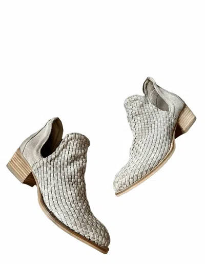 Volatile Women's Veracruz Woven Ankle Boot In Ice In Blue