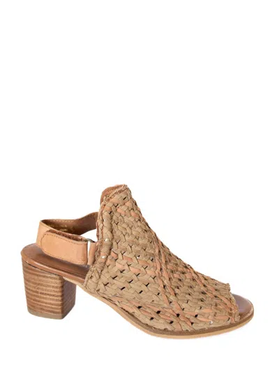 Volatile Women's Veronique Woven Leather Mule In Tan In Multi