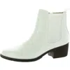 Volatile Womens Zipper Man Made Ankle Boots In Multi