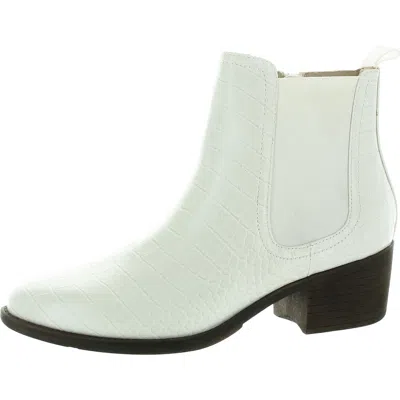 Volatile Womens Zipper Man Made Ankle Boots In Multi