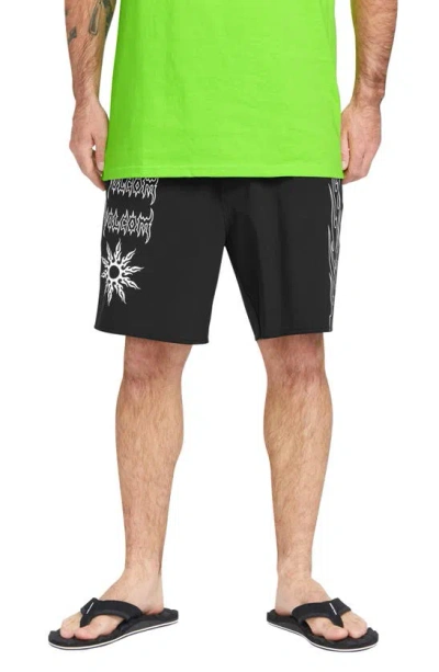 Volcom About Time Liberators Board Shorts In Black