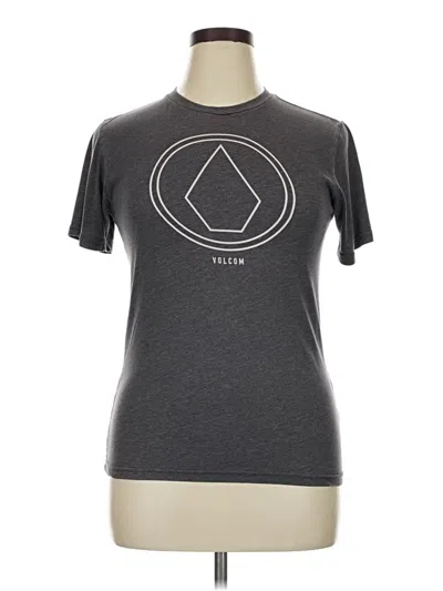 Pre-owned Volcom Active T-shirt In Gray