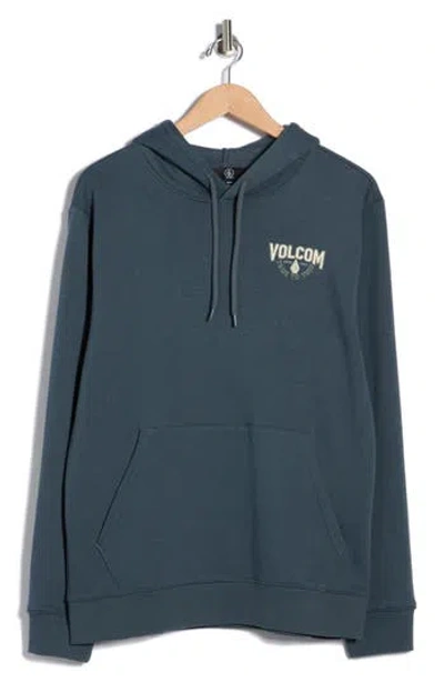Volcom Airwalk Hoodie In Blue