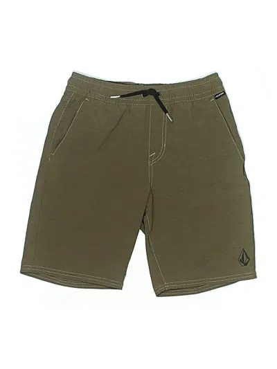 Pre-owned Volcom Kids' Athletic Shorts In Green