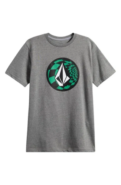 Volcom Baby Volcom Kids' Crisp Stone Graphic T-shirt In Grey Heather