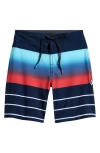 Volcom Baby Volcom Kids' Ombré Mod Quarta Swim Trunks In Navy