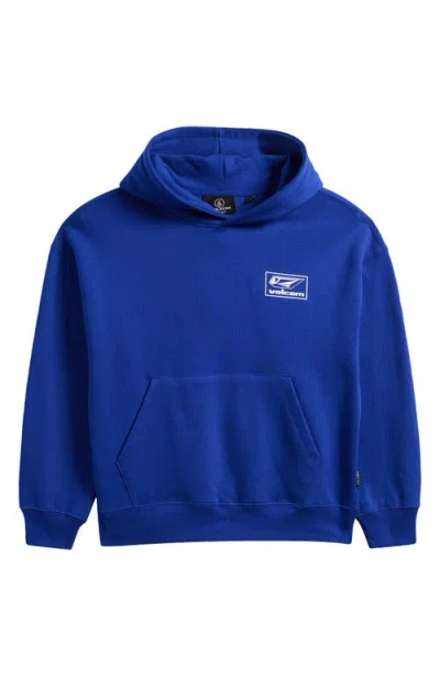 Volcom Baby Volcom Kids' Watanite Cotton Blend Hoodie In Electric Blue
