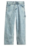 Volcom Baby Krafter Straight Leg Jeans In Ice Blue