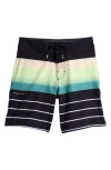 Volcom Baby Kids' Volcom Mod Quarta Ombré Board Shorts In Black