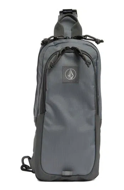 Volcom Backline Sling Bag In Gray