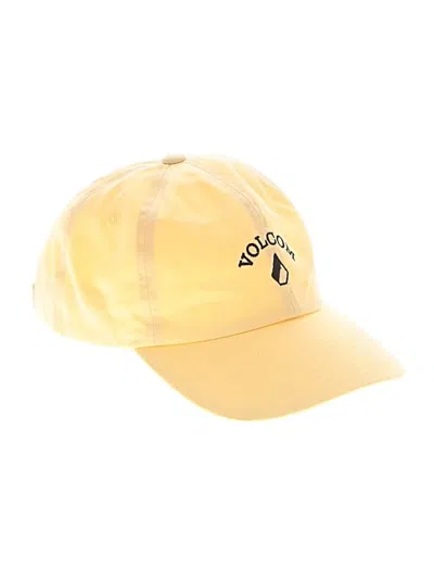 Pre-owned Volcom Baseball Cap In Yellow