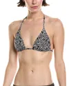 Shop Volcom Be My Frond Halter Triangle Bikini Top