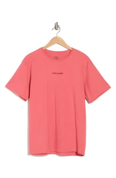 Volcom Benny Cotton Graphic T-shirt In Pink