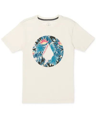 Volcom Kids' Fill It Up Cotton Blend Graphic T-shirt In Ofh