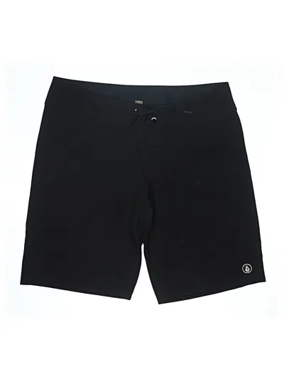 Pre-owned Volcom Board Shorts In Black