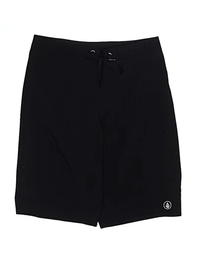 Pre-owned Volcom Board Shorts In Black