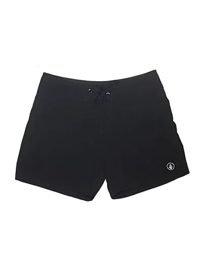 Pre-owned Volcom Board Shorts In Black
