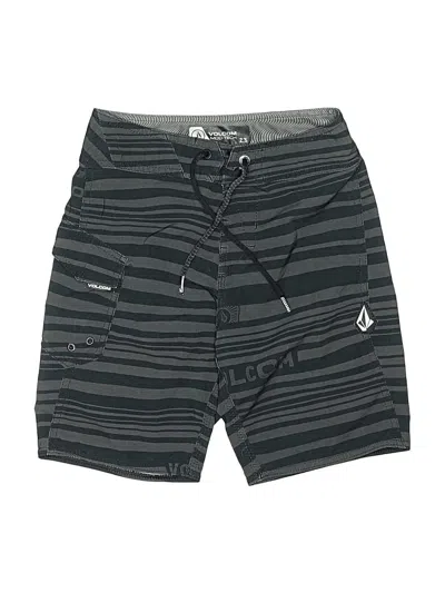 Pre-owned Volcom Board Shorts In Gray