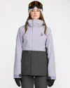 Volcom Bolt Insulated Jacket In Gray