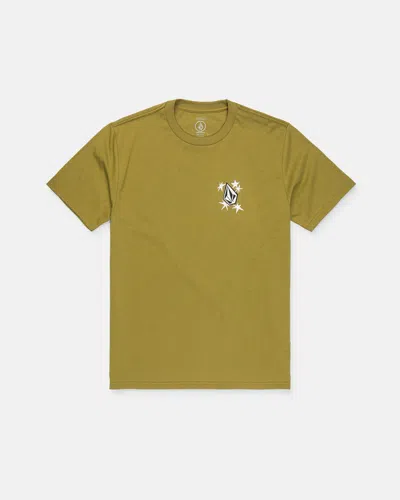 Volcom Kids' Boy's Alive We Ride Short Sleeve Tee In Green