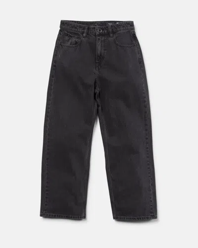 Volcom Kids' Boy's Big Boys' Billow Denim Ii Pants In Washed Slate