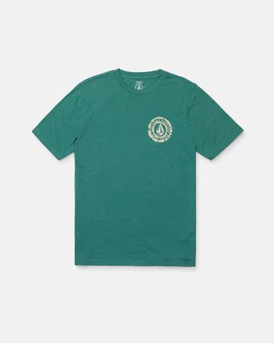 Volcom Kids' Boy's Still Spiraling Short Sleeve Tee In Green