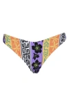 Volcom Bring It On V-cut Bikini Bottoms In Multi