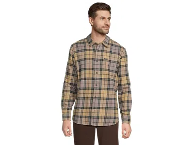Volcom Caden Plaid Long Sleeve In Brown