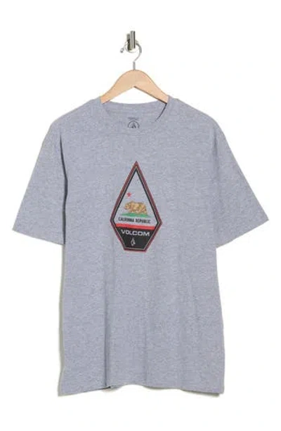 Volcom Californeye Graphic T-shirt In Gray