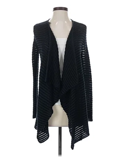 Pre-owned Volcom Cardigan Sweater In Black