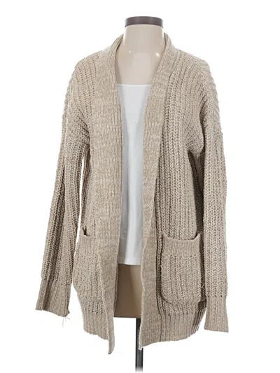 Pre-owned Volcom Cardigan Sweater In Brown