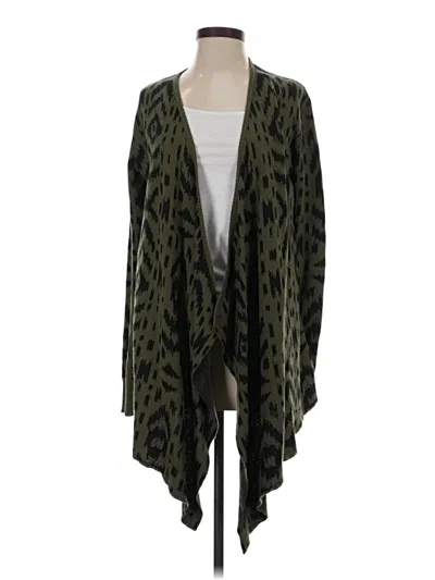 Pre-owned Volcom Cardigan Sweater In Green