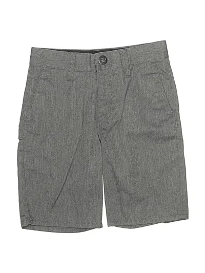 Pre-owned Volcom Kids' Cargo Shorts In Gray