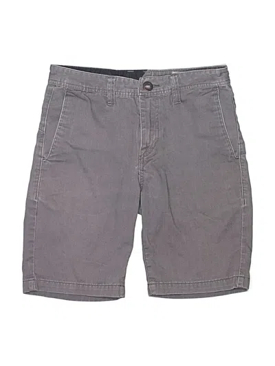Pre-owned Volcom Kids' Cargo Shorts In Gray