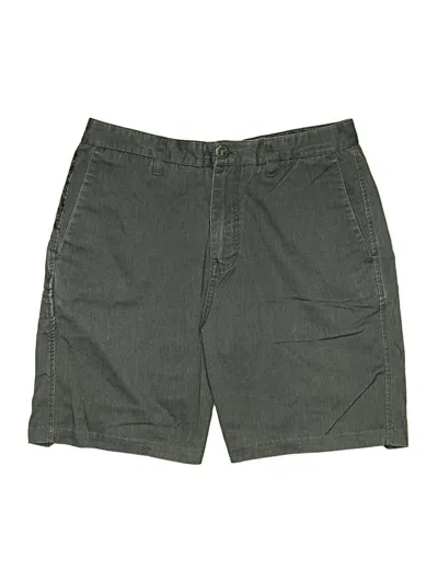 Pre-owned Volcom Cargo Shorts In Green