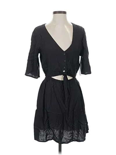 Pre-owned Volcom Casual Dress In Black