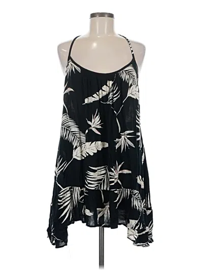 Pre-owned Volcom Casual Dress In Black